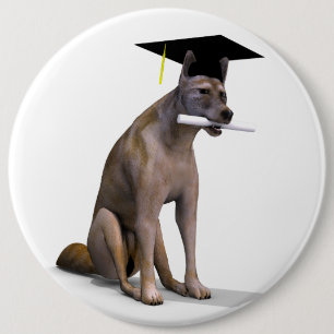 Afstuderen Coyote Ronde Button 6,0 Cm