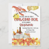 Afstuderen Crawfish Boil Kaart (Voorkant)