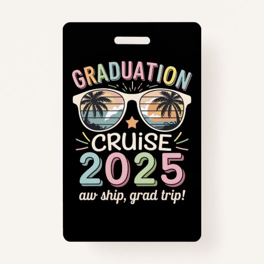 Afstuderen Cruise 2025 Afstuderen Cruising Squad Badge (Voorkant)