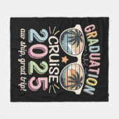 Afstuderen Cruise 2025 Afstuderen Cruising Squad Fleece Deken (Voorkant (Horizontaal))