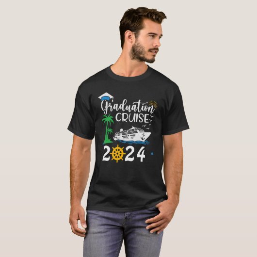 Afstuderen Cruise Custom Year Group Matching T-shirt (Voorkant volledig)
