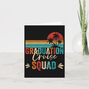 Afstuderen Cruise Squad 2025 Grappig Cruisen Gradu Kaart