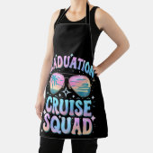 Afstuderen Cruise Squad Cruiseschip Retro Schort (Insitu)