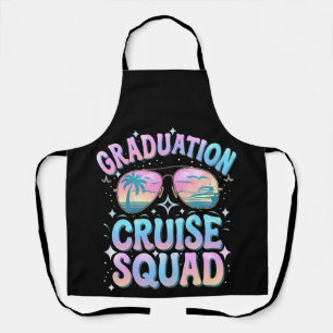 Afstuderen Cruise Squad Cruiseschip Retro Schort