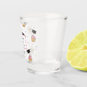 Afstuderen Cupcake - Gepersonaliseerd heet glas (Rechts)