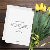 Afstuderen Custom Arch Foto van Afstuderen, Modern Feestdagenkaart