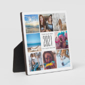 Afstuderen Cute Squared Chic Modern Fotoplaat (Voorkant)