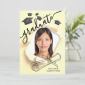 Afstuderen Dag Kaart (Staand voorkant)