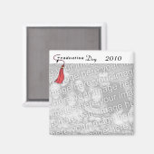 Afstuderen Dag ROOD Magneet (Voorkant / Achterkant)