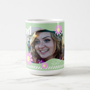 Afstuderen Daisy Photo Green Koffiemok