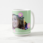 Afstuderen Daisy Photo Green Koffiemok (Voorkant rechts)