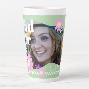 Afstuderen Daisy Photo Green Latte Mok