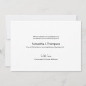 Afstuderen dan en nu middelbaar Afstudeerder foto Aankondiging (Achterkant)