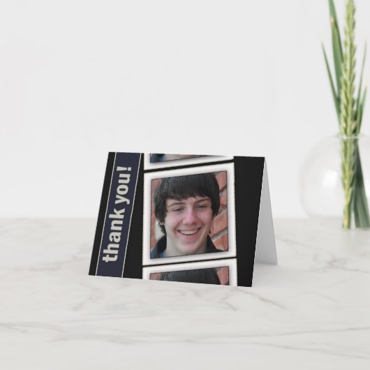 Afstuderen dank u bedankkaart (Voorkant)