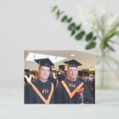 Afstuderen Dank u Briefkaart (Staand voorkant)