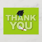 Afstuderen Dank u Briefkaart Diploma 2 (Voorkant)