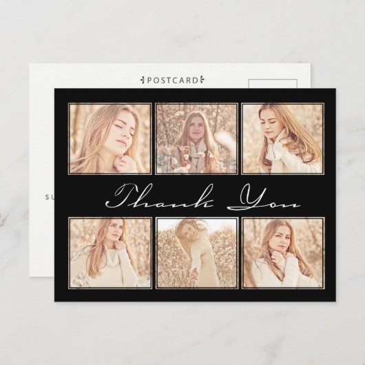 Afstuderen Dank u Foto Lijst Briefkaart (Voorkant / Achterkant)