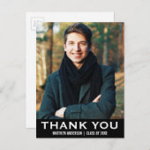 Afstuderen Dank u Moderne Briefkaart BW (Voorkant / Achterkant)