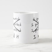 Afstuderen dat ik deed extra grote beker (Voorkant)