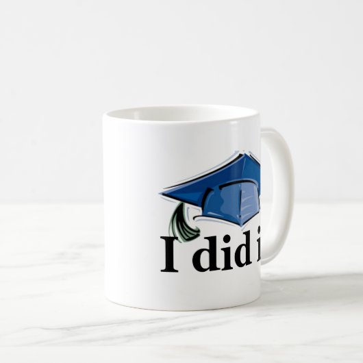 Afstuderen dat ik deed. koffiemok (Voorkant rechts)