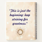 afstuderen Day Glory Notitieboek (Achterkant)