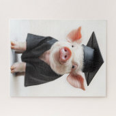 Afstuderen Day Piggy Style Legpuzzel (Horizontaal)