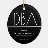 Afstuderen DBA-graad behouden Keramisch Ornament (Links)