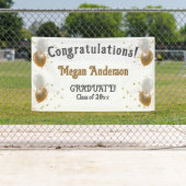 Afstuderen de Banner van felicitaties met naam (Insitu)