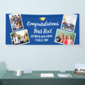 Afstuderen de Collage van de Foto feliciteert Hoge Spandoek (Beurs)