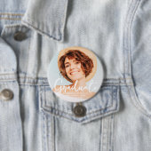 Afstuderen de Eenvoudige Foto van het Moderne Afst Ronde Button 7,6 Cm (In situ)