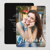 Afstuderen de fotograafpartij loffelijk kaart (Voorkant / Achterkant)