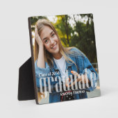 Afstuderen de moderne Eenvoudige Minimale Typograf Fotoplaat (Voorkant)