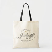 Afstuderen de Moderne Naam van het Afstuderen van Tote Bag (Voorkant)