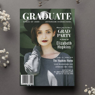 Afstuderen de Partij van de Graduatie van de Foto Kaart