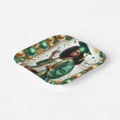 Afstuderen Decor - Emerald Papieren Bordje (Gebogen)