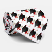 Afstuderen Diploma en Pet Stropdas (Opgerold)