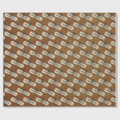 Afstuderen Diploma Gefeliciteerd Cadeaupapier (Vlak)