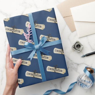Afstuderen Diploma Gefeliciteerd Cadeaupapier