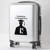 Afstuderen diploma sticker (Koffer)