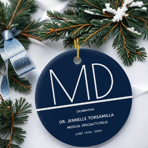 Afstuderen Doctor MD Keepomwille Keramisch Ornament