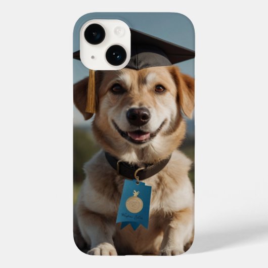 Afstuderen Dog Case-Mate iPhone Case (Achterkant)