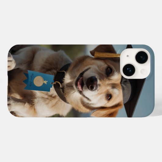 Afstuderen Dog Case-Mate iPhone Case (Achterkant (horizontaal))