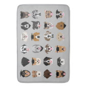 Afstuderen Dog Face Badmat (Voorkant Verticaal)