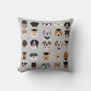 Afstuderen Dog Face Kussen