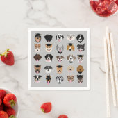 Afstuderen Dog Face Servet (Insitu)