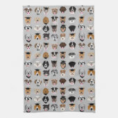 Afstuderen Dog Face Theedoek (Verticaal)