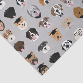 Afstuderen Dog Face Tissuepapier (Detail)