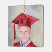 Afstuderen door de jaren heen keramisch ornament (Links)