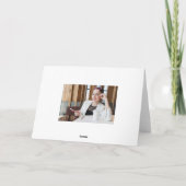 Afstuderen Drie Foto Collage Gefeliciteerd auto Kaart (Achterkant)