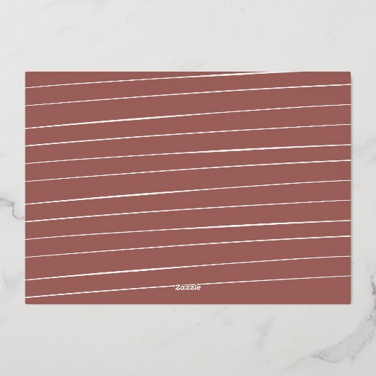 Afstuderen drie foto's met eenvoudig roos afstuder folie uitnodiging (Achterkant)